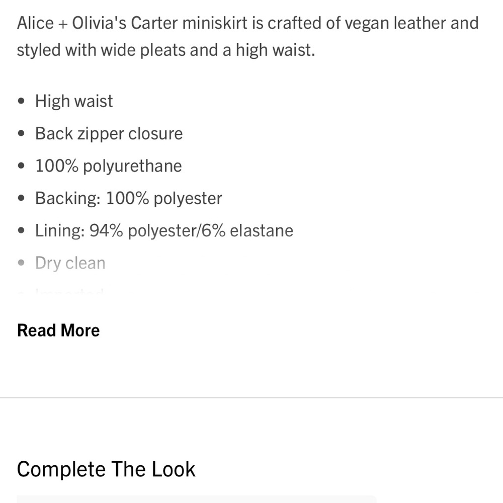 ALICE & OLIVIA Black Pleated Mini Skirt - Picture 6 of 15